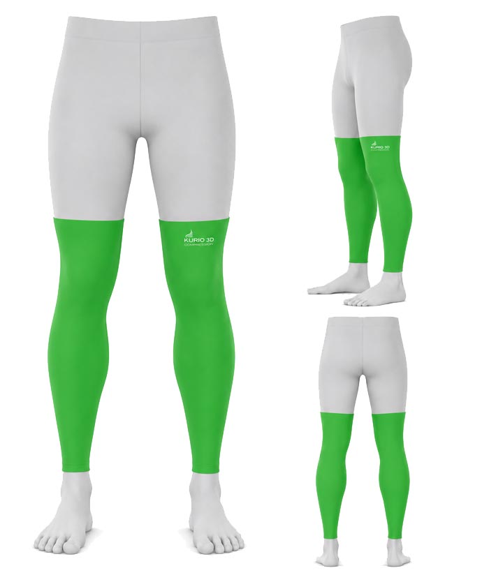 Kurio Compression Knee Sleeves Long