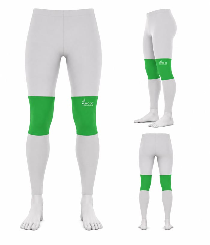 Kurio Compression Knee Sleeves Short