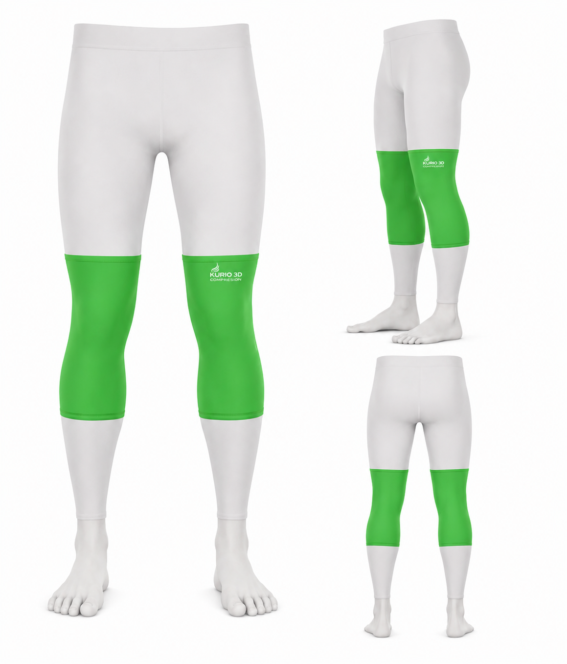 Kurio Compression Knee Sleeves Mid